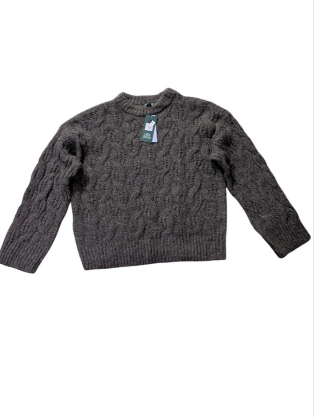 Wild Fable Women's Brown Cable Knit Sweater Size XS